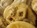 Detail of monkey on the walls of the Evora Cathedral. Royalty Free Stock Photo