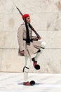 Evzones (presidential guards) Royalty Free Stock Photo