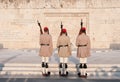 Evzones soldiers Athens, Greece