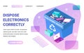 Ewaste Isometric Web Page