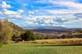 The Barn at Ewing-Snell Historic Ranch Site in Bighorn Canyon National Recreation Area in Montana. Royalty Free Stock Photo