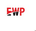 EWP Letter Initial Logo Design Vector Illustration