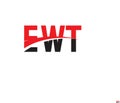 EWT Letter Initial Logo Design Vector Illustration Royalty Free Stock Photo