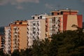 Ex-soviet concrete block houses in eastern-europe Royalty Free Stock Photo