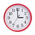 Exactly three on round clock face Royalty Free Stock Photo