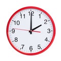 Exactly two on round clock face Royalty Free Stock Photo