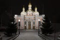 Exaltation of the cross Cossack Cathedral in night