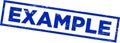 Example stamp