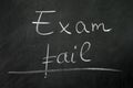 Exam fail Royalty Free Stock Photo