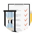 Exam test questionnaire icon