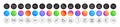 Exam time, Market buyer and Fan engine line icons. For web app, printing. Round icon buttons. Vector