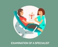 Examination of Specialist Flat Banner Template