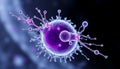 Examining Cell Interaction with Protrusions in Digital Rendering for Biology