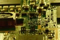 An example of assembling components on printed circuit boards of smartphones and tablets