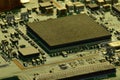 An example of assembling components on printed circuit boards of smartphones and tablets