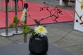 An example of autumn Ikebana, the Japanese art of flower arrangement Royalty Free Stock Photo