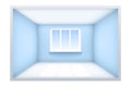Example of empty room with window.