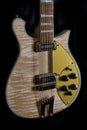 Example of Figured Quilted Tiger Maple Wood on a 12 String Electric Guitar