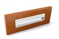 Example of furniture accessories - door furniture handles isolated with clipping path