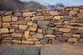 Example of Inca brickwork at the Ollantaytambo ruins