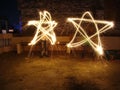 This is an example of long exposure with sparklers during Diwali event