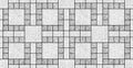 Street paving granite tiles seamless texture, reflect, glossiness map