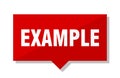 Example red tag