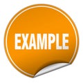 example sticker Royalty Free Stock Photo