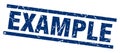 Example stamp Royalty Free Stock Photo