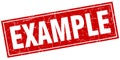 example stamp