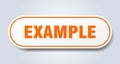 example sticker. Royalty Free Stock Photo