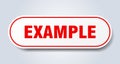 example sticker. Royalty Free Stock Photo