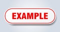 example sticker. Royalty Free Stock Photo