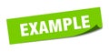 example sticker.