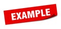 example sticker.