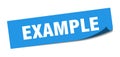 example sticker. Royalty Free Stock Photo