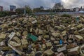 An example of urban regeneration as a central site is demolished prior to re-building in Birmingham, UK Royalty Free Stock Photo