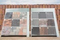 Examples of ornamental paving Royalty Free Stock Photo