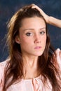 Exasperated Woman Royalty Free Stock Photo
