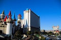 The Excalibur Hotel and Casino in Las Vegas. Royalty Free Stock Photo