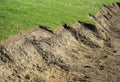 Excavated earth Royalty Free Stock Photo
