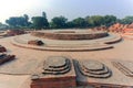 Excavated remains of Apsidal Chaitya