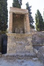 Necropolis of Porta Nocera from Pompeii city