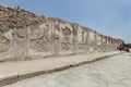 The excavated ruins of Pompeii city