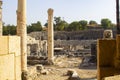 Excavations in the ancient amphitheatre in the Beth Shean National Park