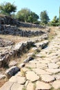 Excavations of the ancient city of Vetulonia, Italy Royalty Free Stock Photo