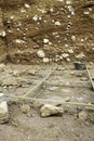 Excavations archaeological earth Royalty Free Stock Photo