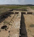 Excavations of Arkaim in the Southern Urals. Monument of history.