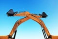 Excavator boom Royalty Free Stock Photo