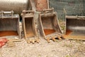 Excavator bucket Royalty Free Stock Photo